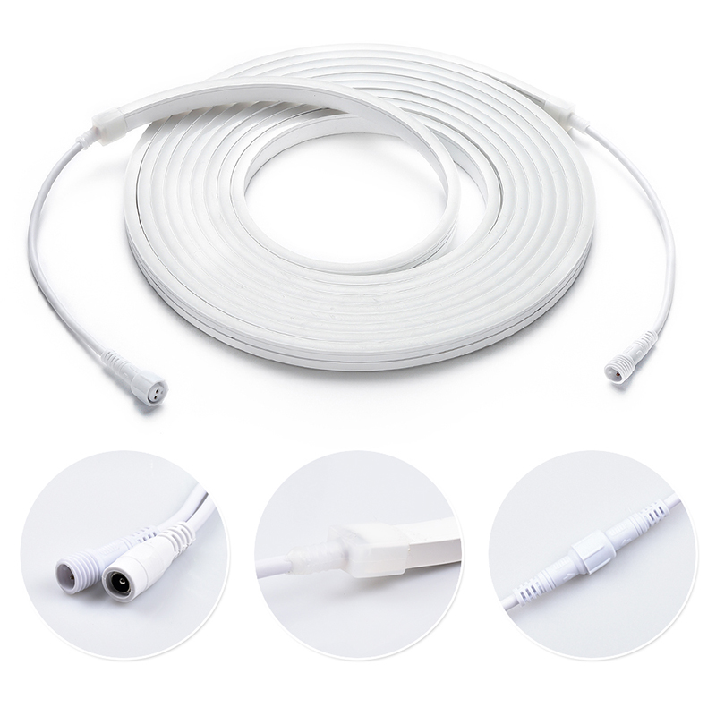 Slender Silicone Light Diffuser for 8mm LED Strips - 06*12mm 120° Side Emitting Slender Silicone Light Diffuser for 8mm LED Strips - 06*12mm 120° Side Emitting
